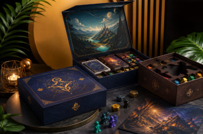 Custom game boxes